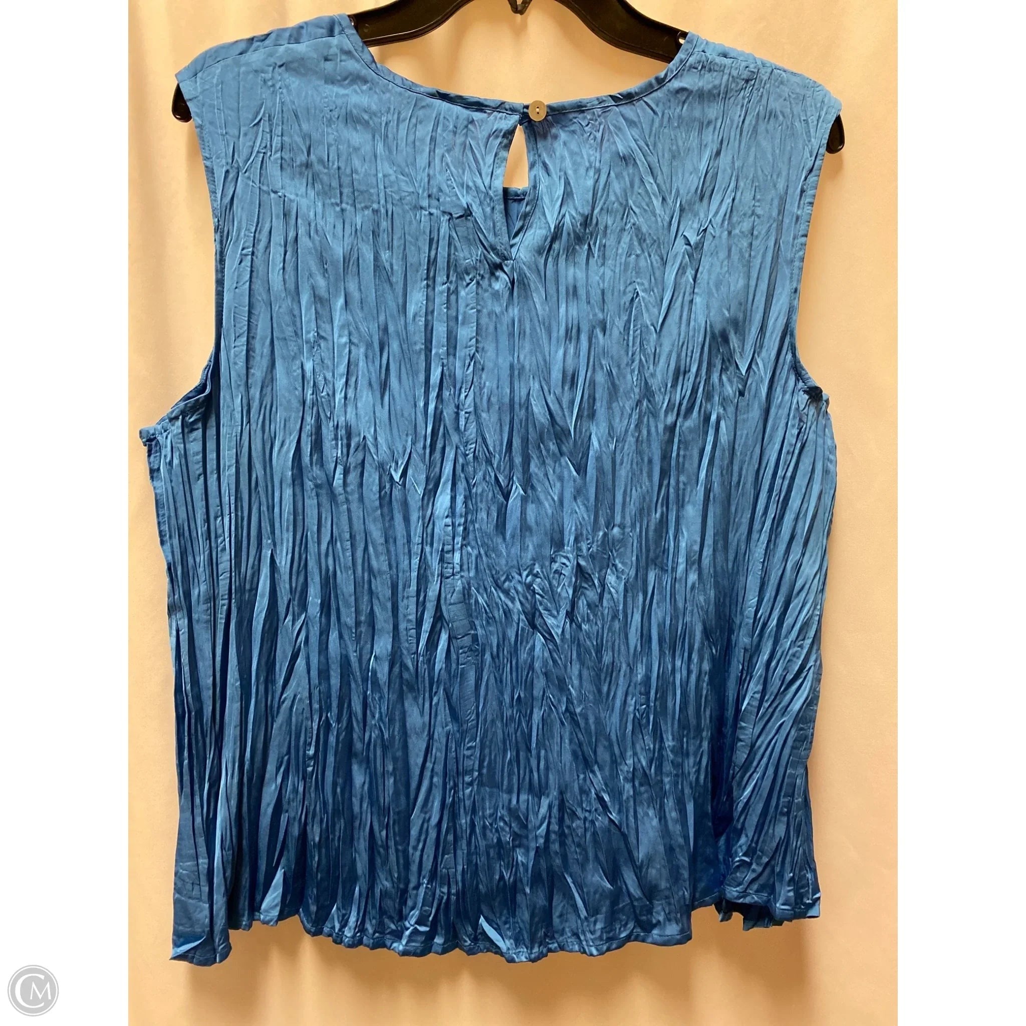 Top Sleeveless By J. Jill In Blue, Size: Xl