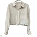 Top Long Sleeve By Elodie In Striped Pattern, Size: M