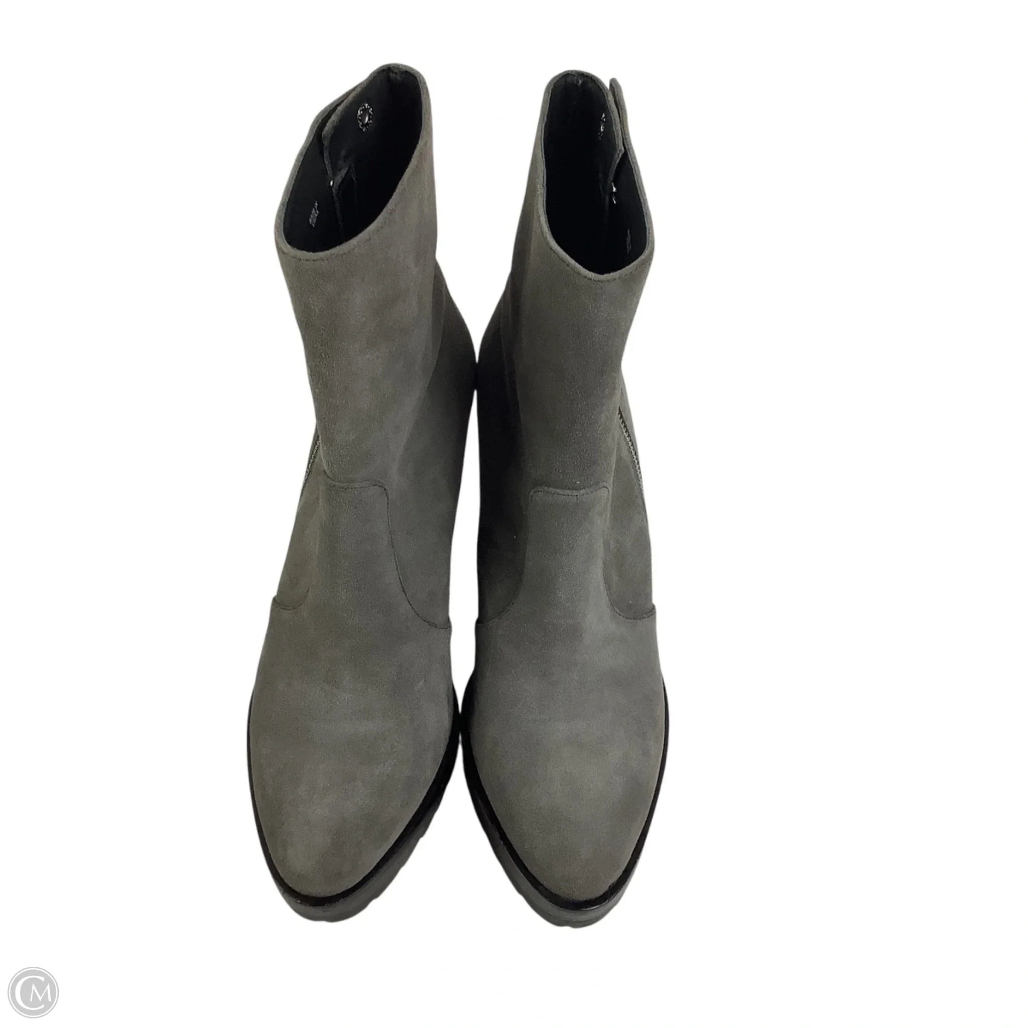 Boots Designer By All Saints In Grey, Size: 9.5 (40)