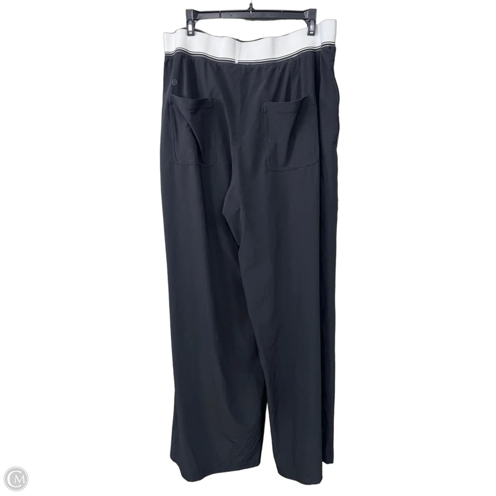 Athletic Pants By Lululemon In Black, Size: Xl