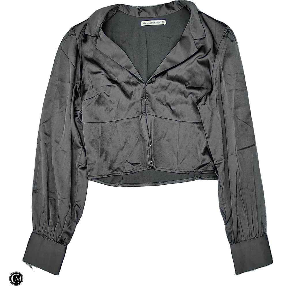 Blouse Ls By Abercrombie And Fitch In Black, Size: M
