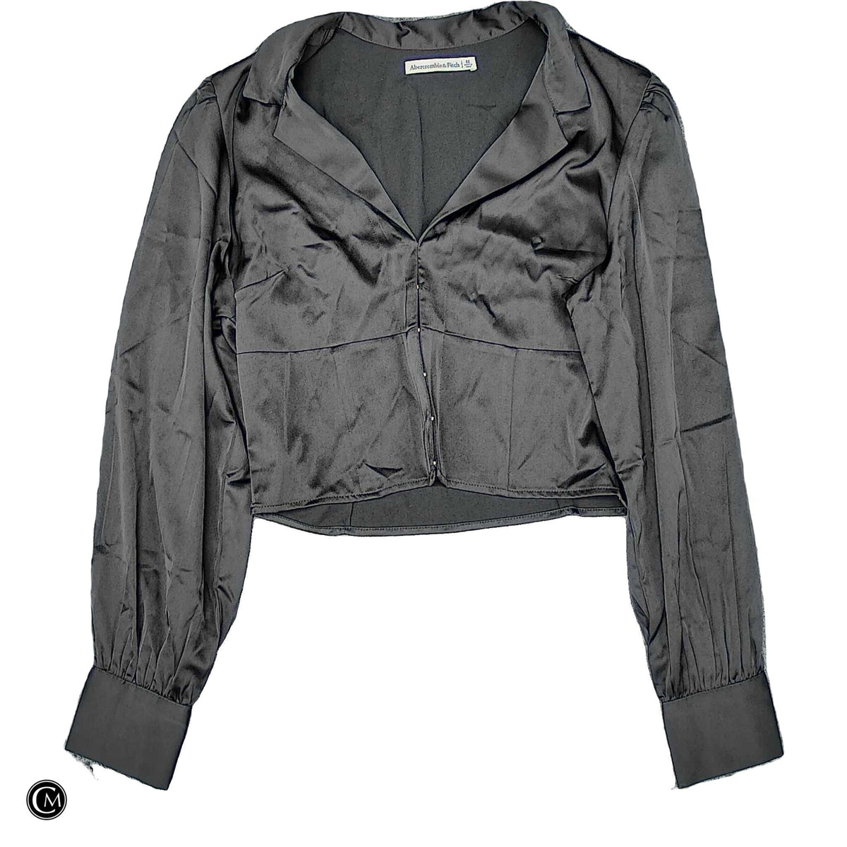 Blouse Ls By Abercrombie And Fitch In Black, Size: M