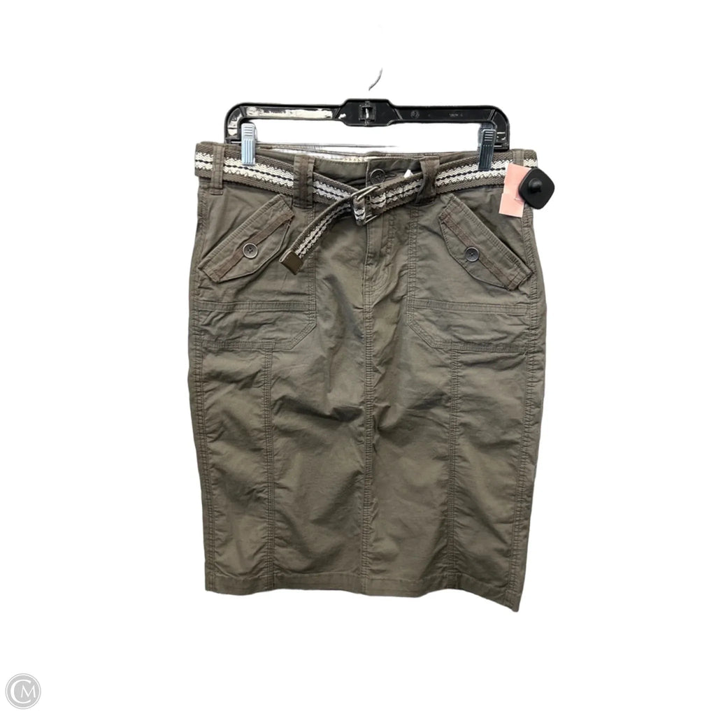Skirt Maxi By Clothes Mentor In Grey, Size: 8