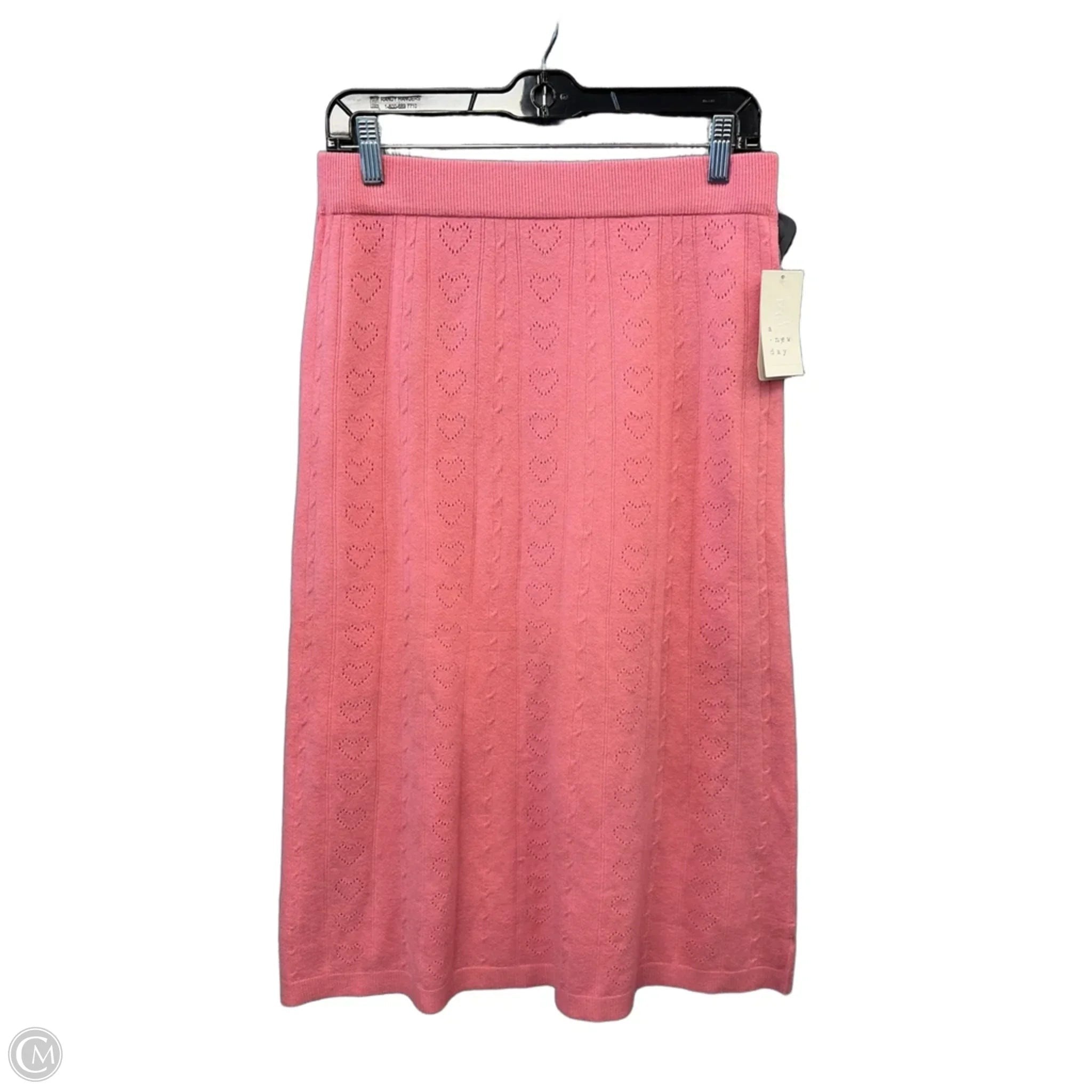 Skirt Midi By A New Day In Pink, Size: 4