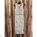 Dress Casual Midi By Cme In Blue & Tan, Size: S