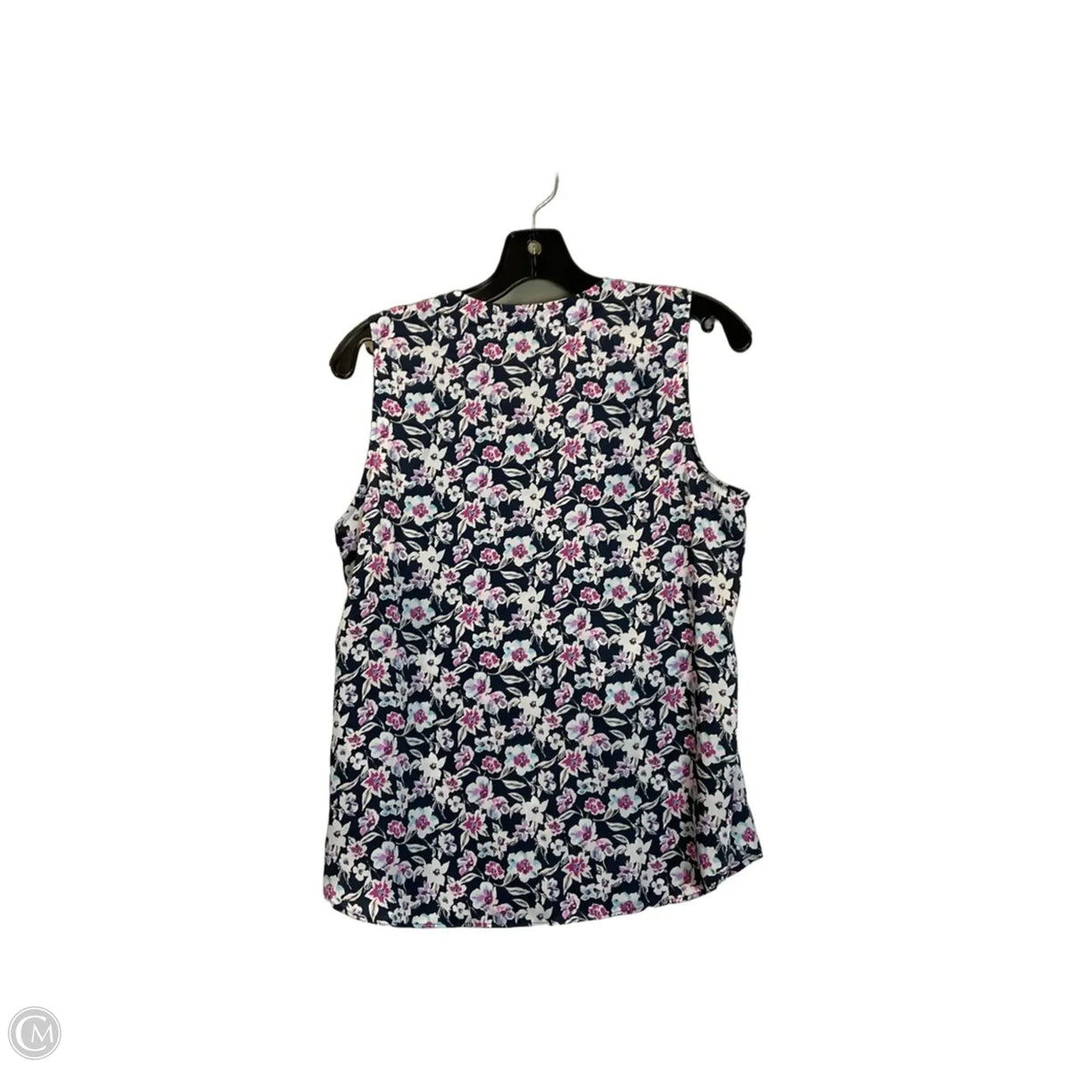 Top Sleeveless By Banana Republic In Blue & Pink, Size: S