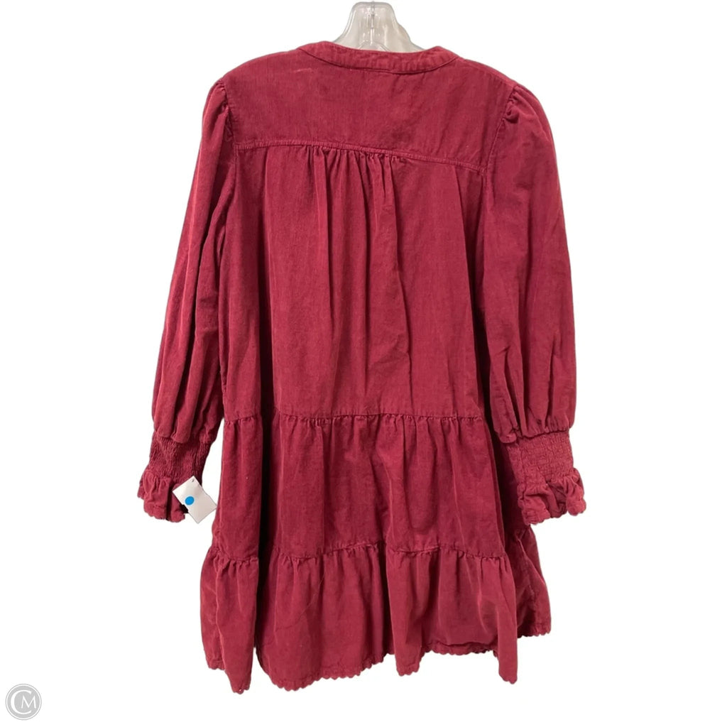 Dress Casual Short By Simply Southern In Red, Size: M