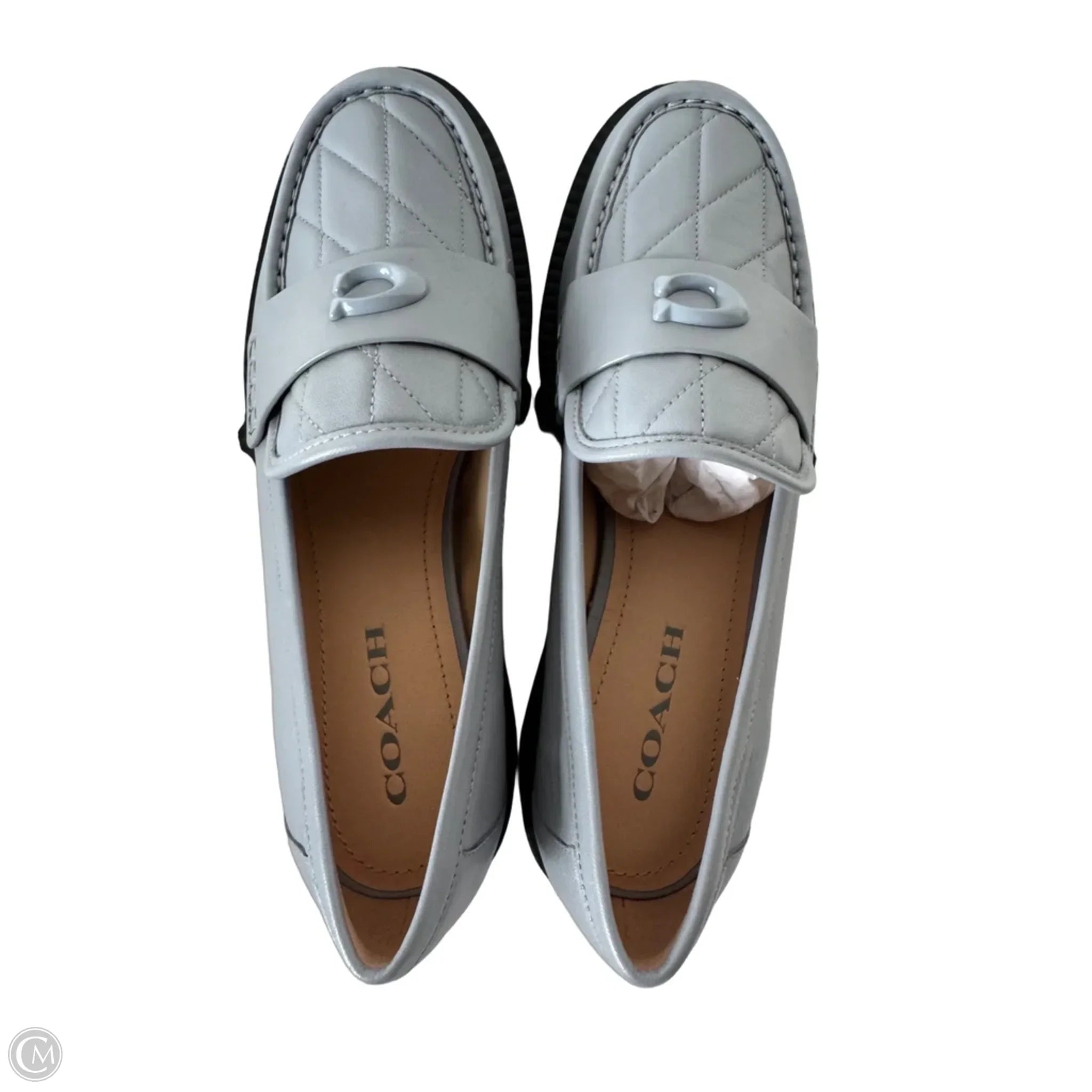 Shoes Designer By Coach In Grey, Size: 10