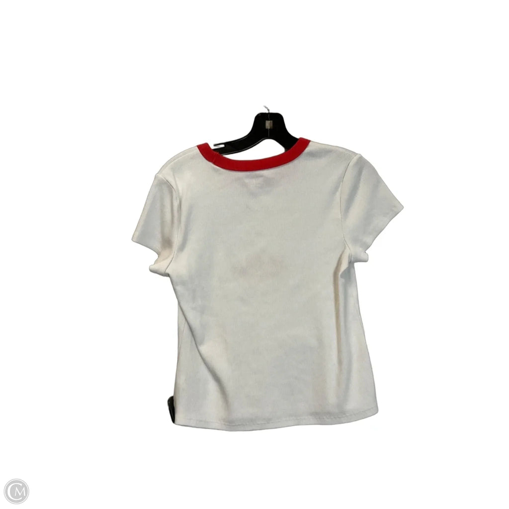 Top Short Sleeve Basic By Old Navy In White, Size: L