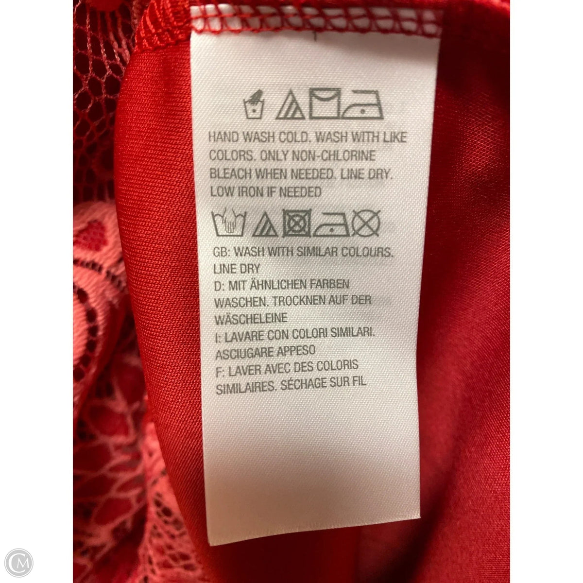 Top Sleeveless By Isaac Mizrahi Live Qvc In Red, Size: L