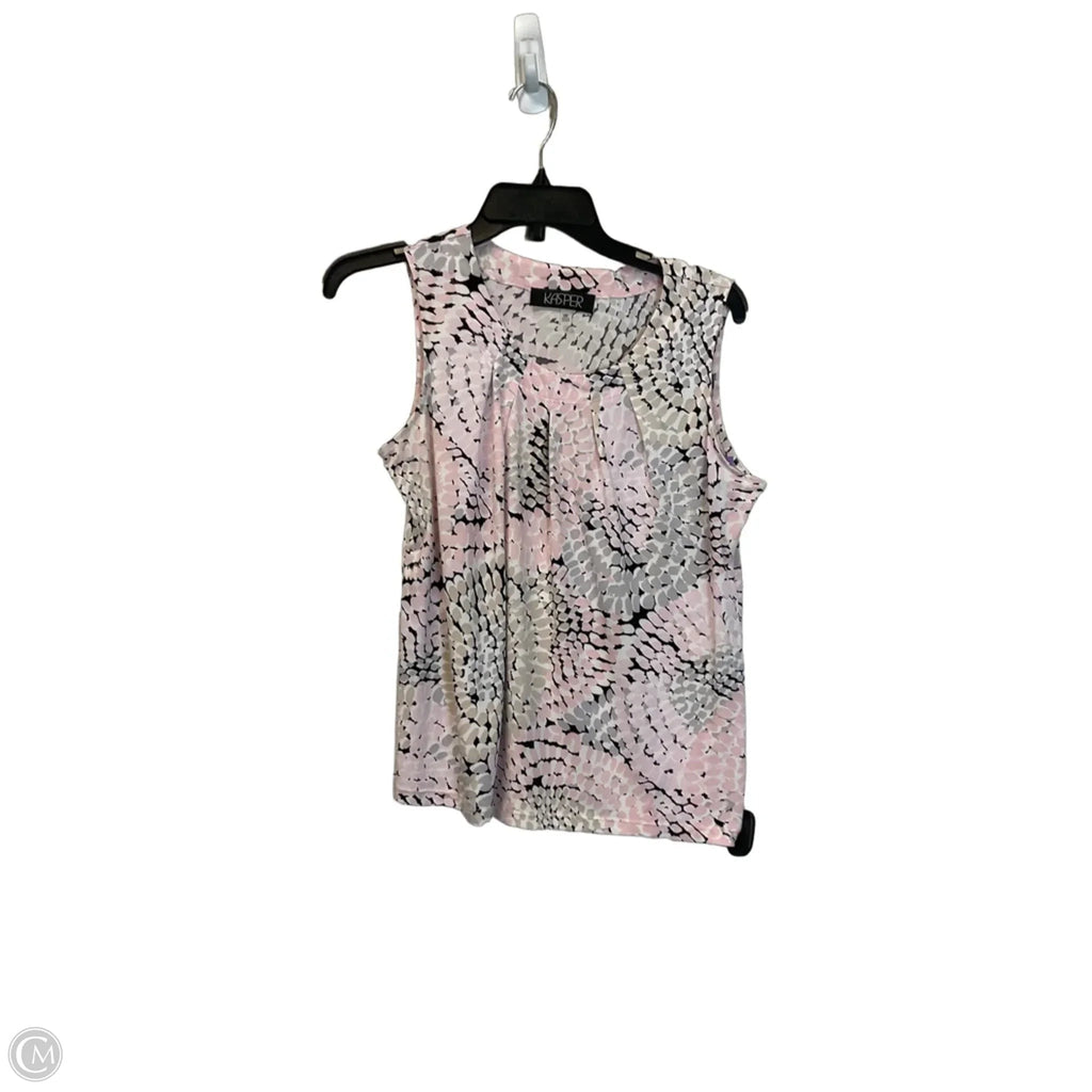 Top Sleeveless By Kasper In Pink, Size: M