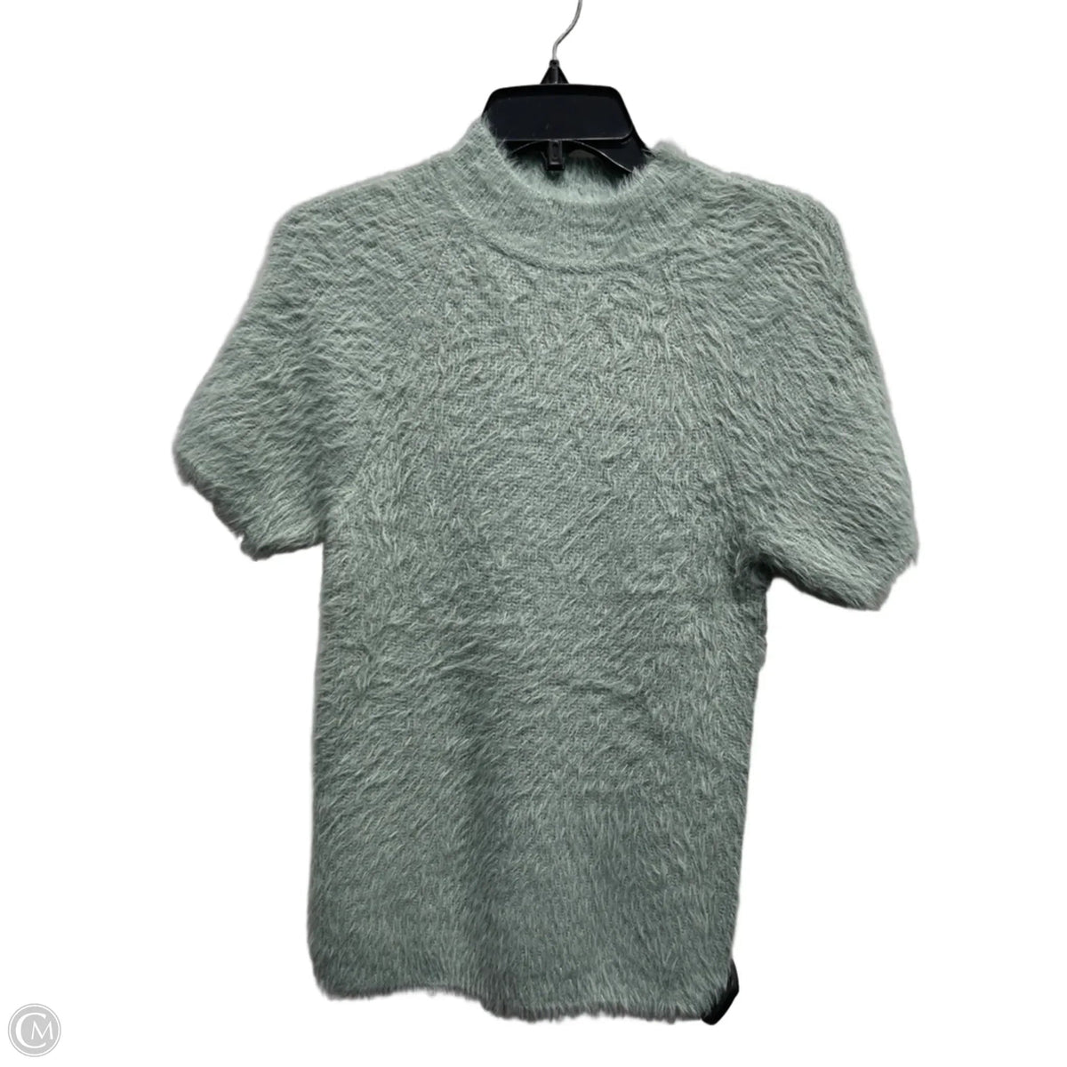 Sweater Short Sleeve By Scoop In Green, Size: S