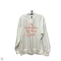 Sweatshirt Crewneck By Gildan In White, Size: L