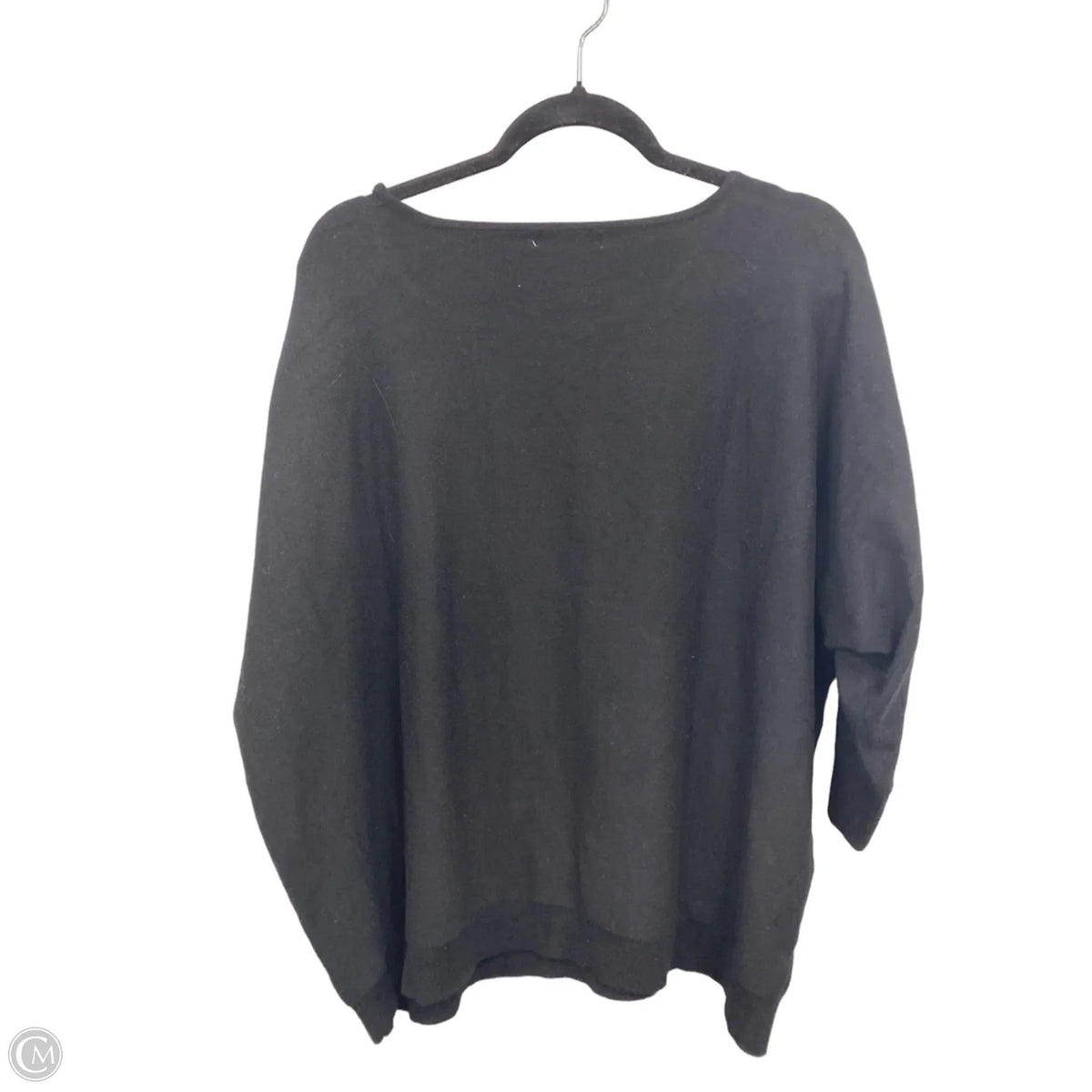 Sweater By 89th And Madison In Black & Silver, Size: 2x