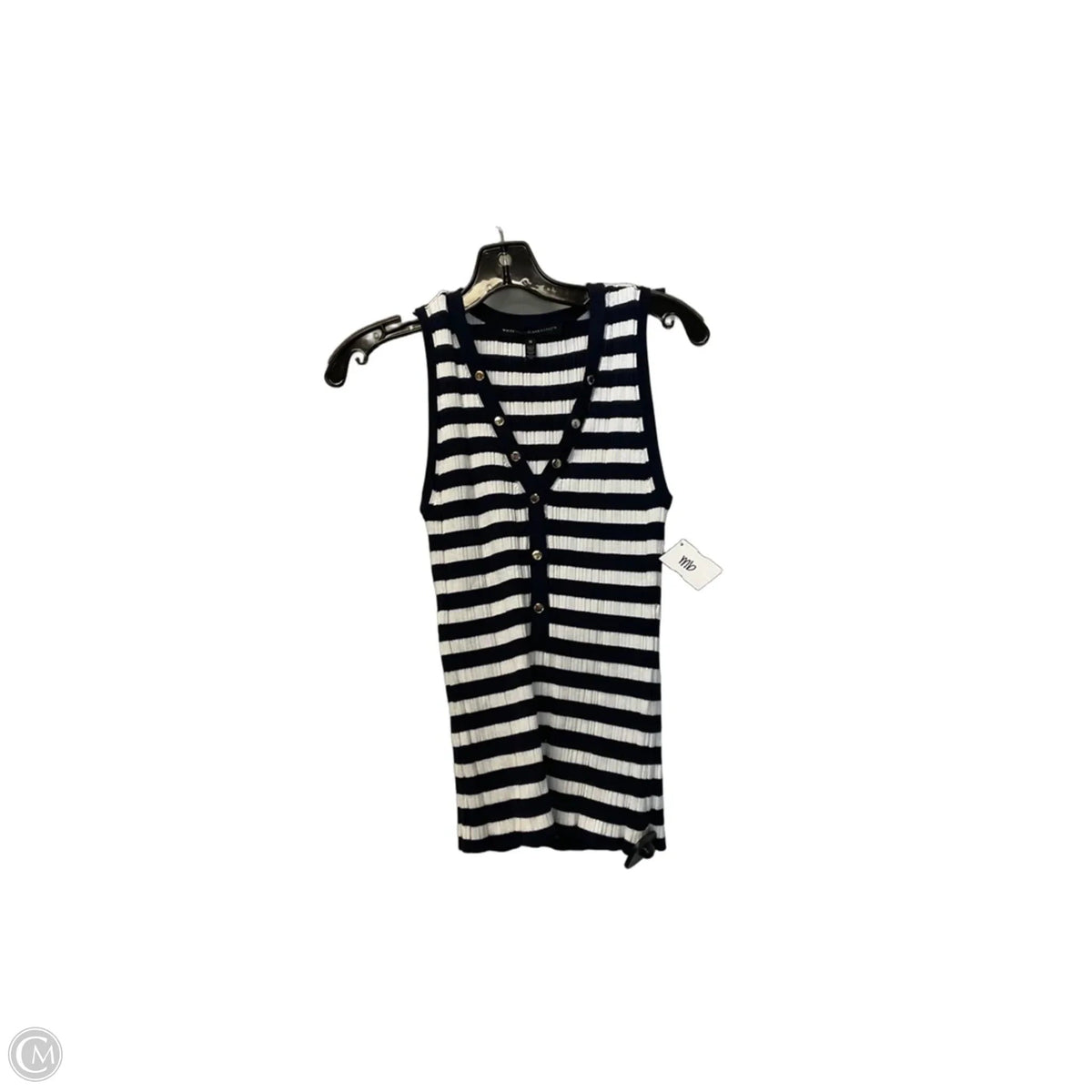 Top Sleeveless By White House Black Market In Striped Pattern, Size: M