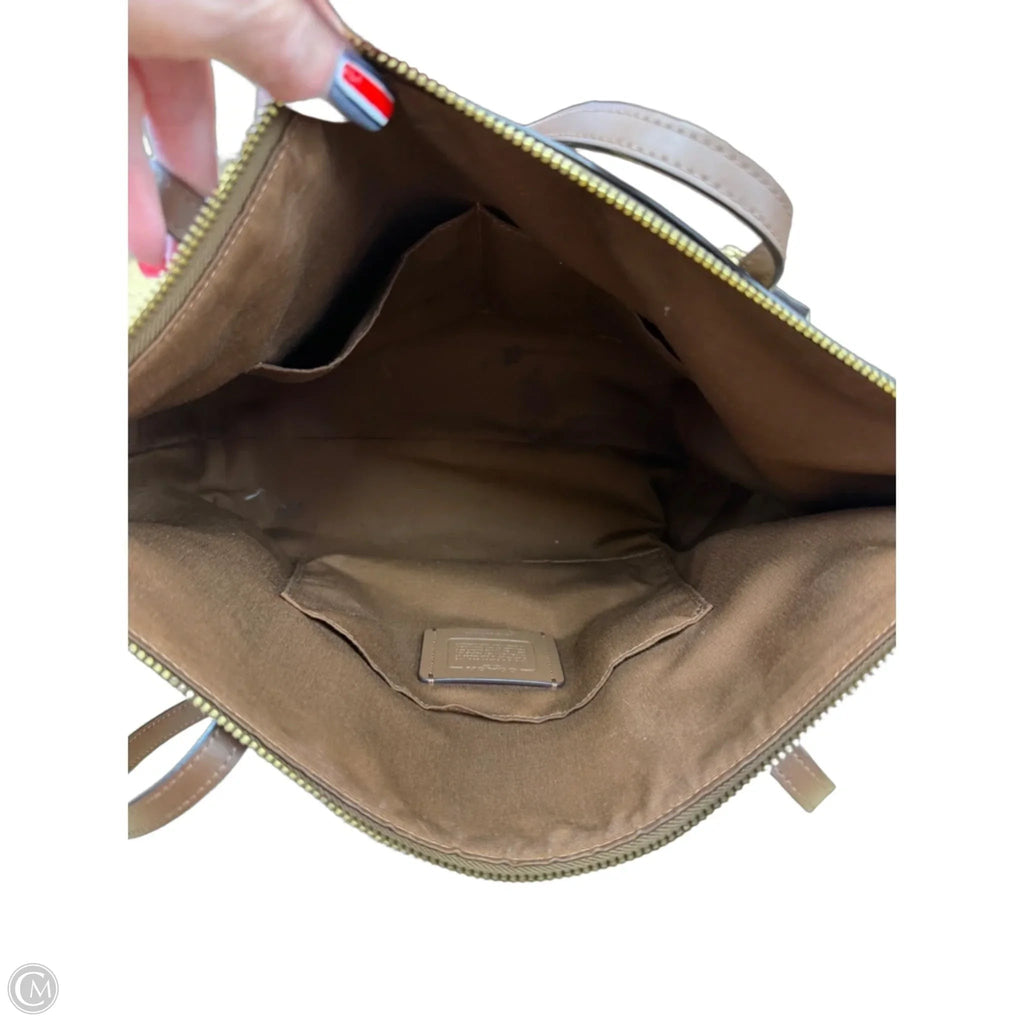 Tote Designer By Coach, Size: Medium