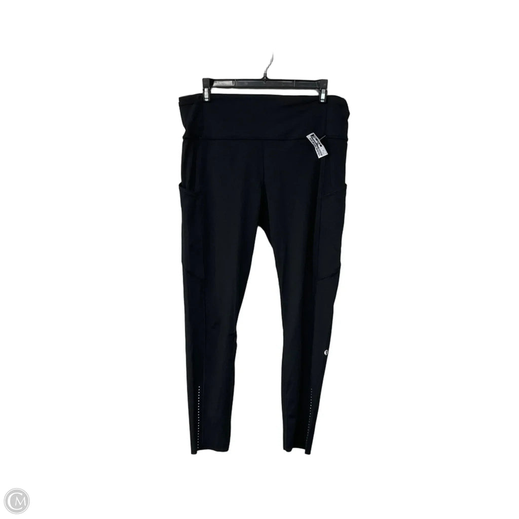 Athletic Leggings By Lululemon In Black, Size: 12