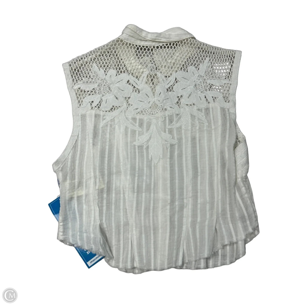 Top Sleeveless By Free People In White, Size: S