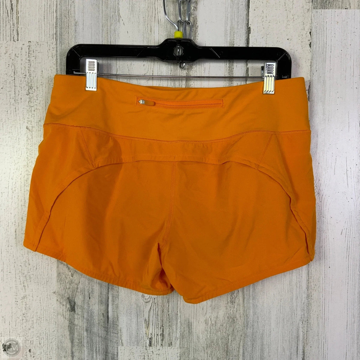 Athletic Shorts By Lululemon In Orange, Size: 8