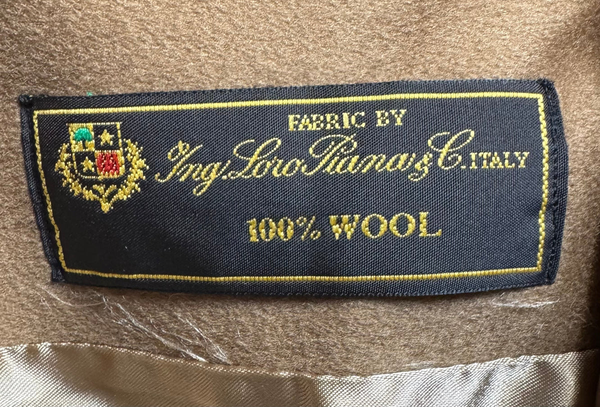 Wool coat By Fleurette In Tan, Size: 14