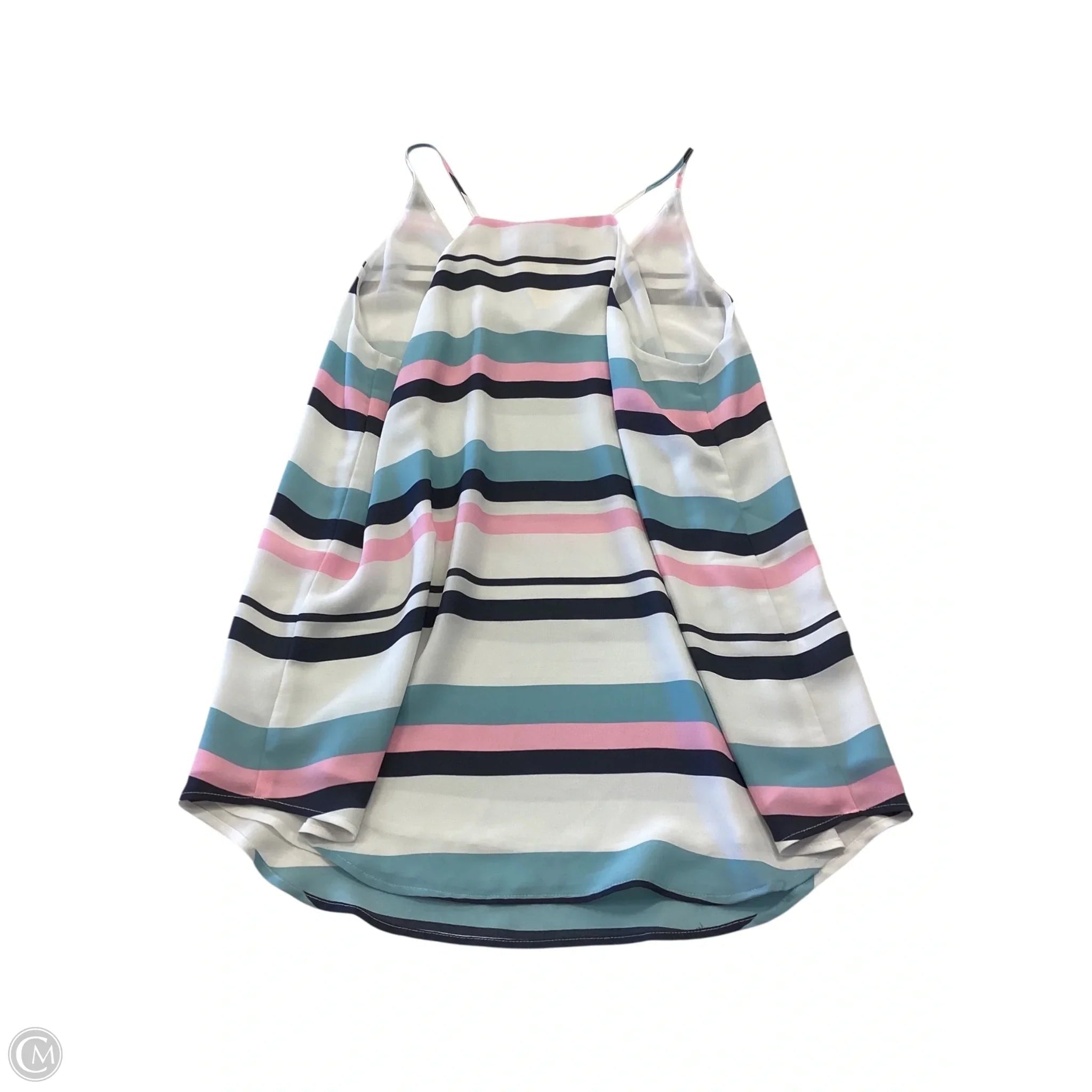 Top Sleeveless By Loft In Striped Pattern, Size: S