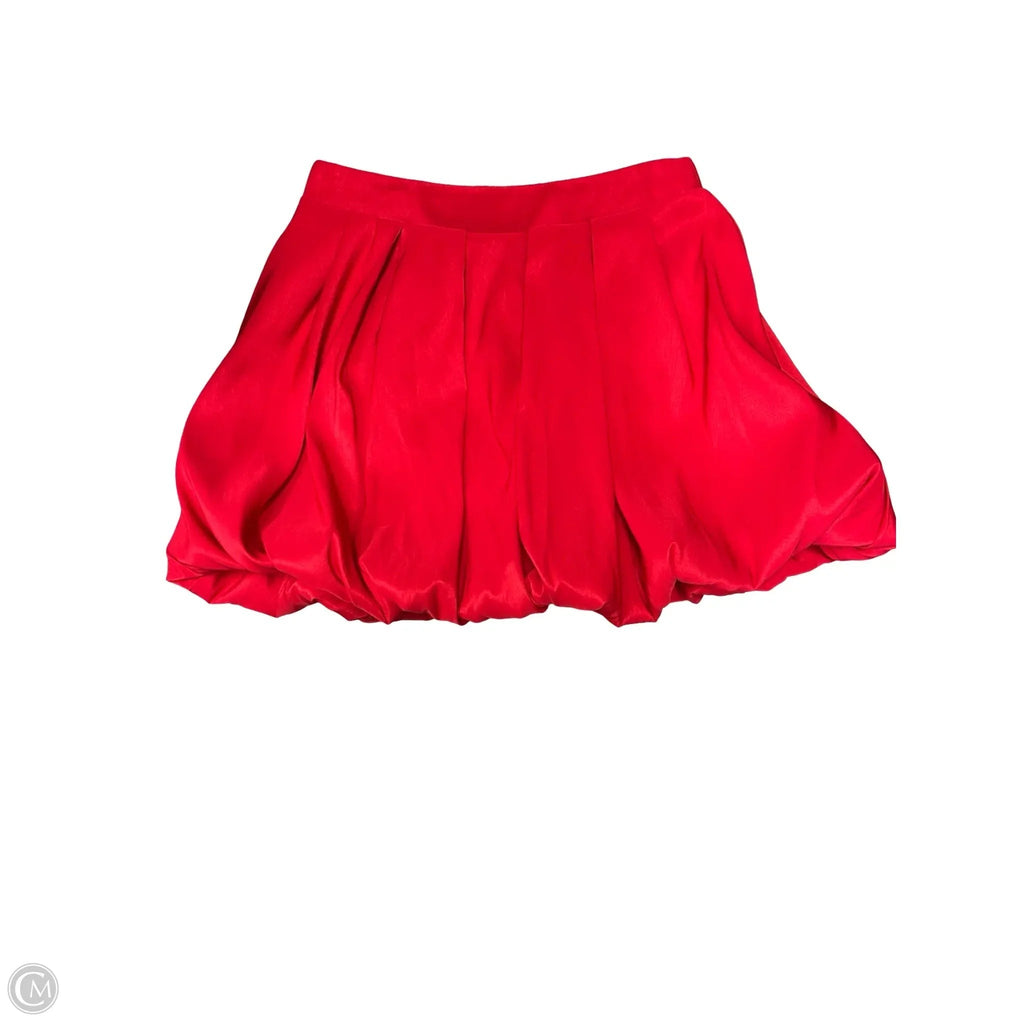 Skirt Mini & Short By A New Day In Red, Size: M