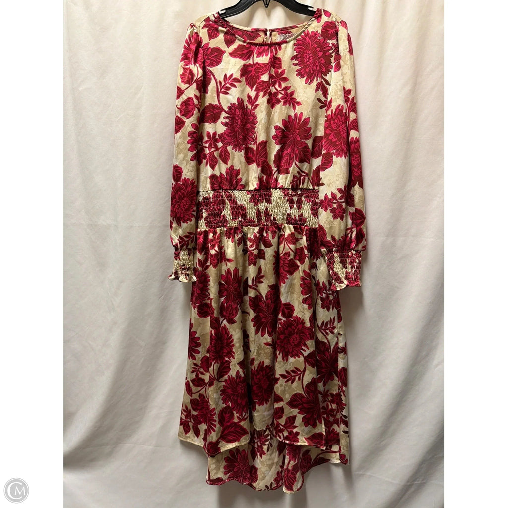 Dress Casual Maxi By Cupio In Maroon, Size: M