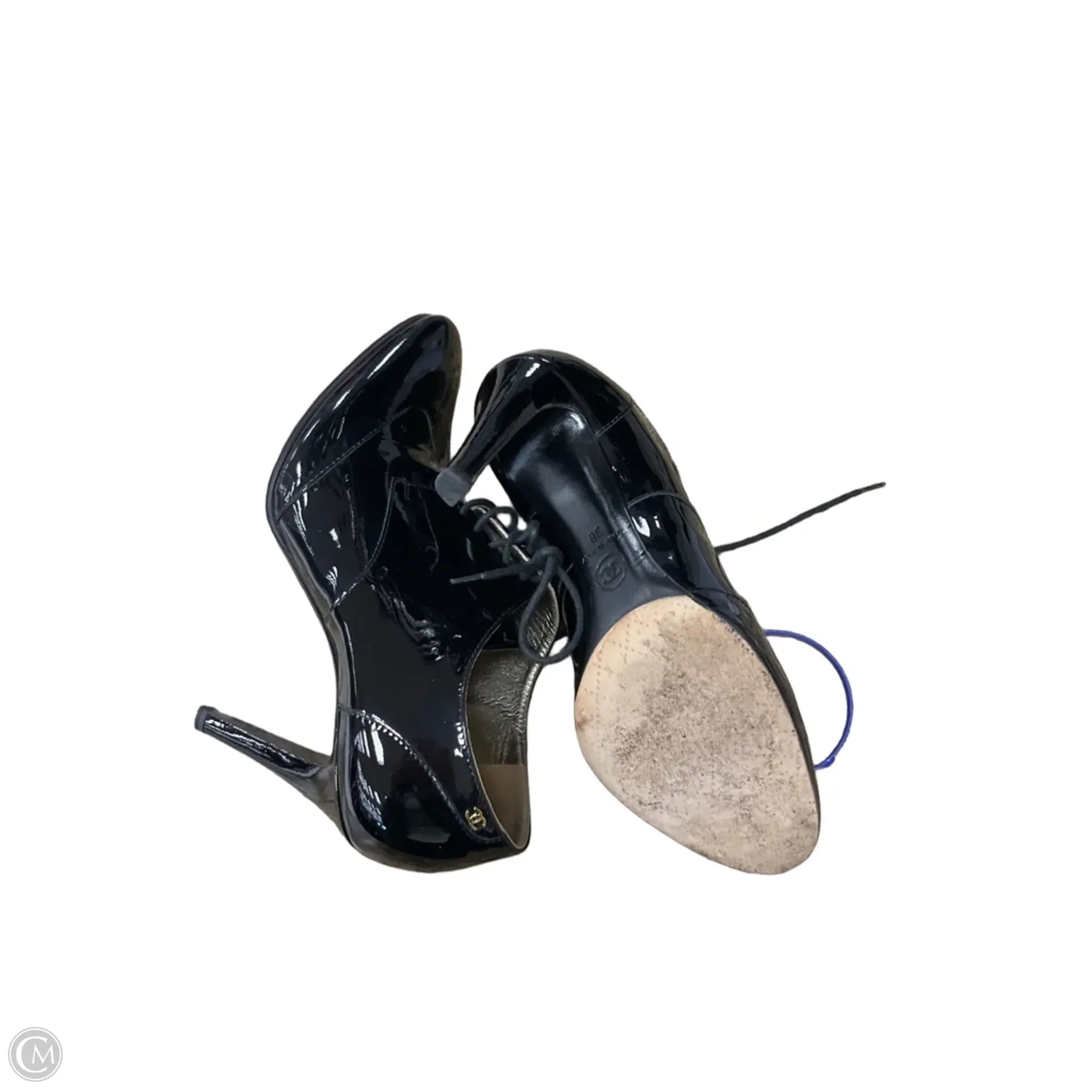 Shoes Luxury Designer By Chanel In Black, Size: 8