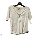 Top Short Sleeve By Michael By Michael Kors In White, Size: M