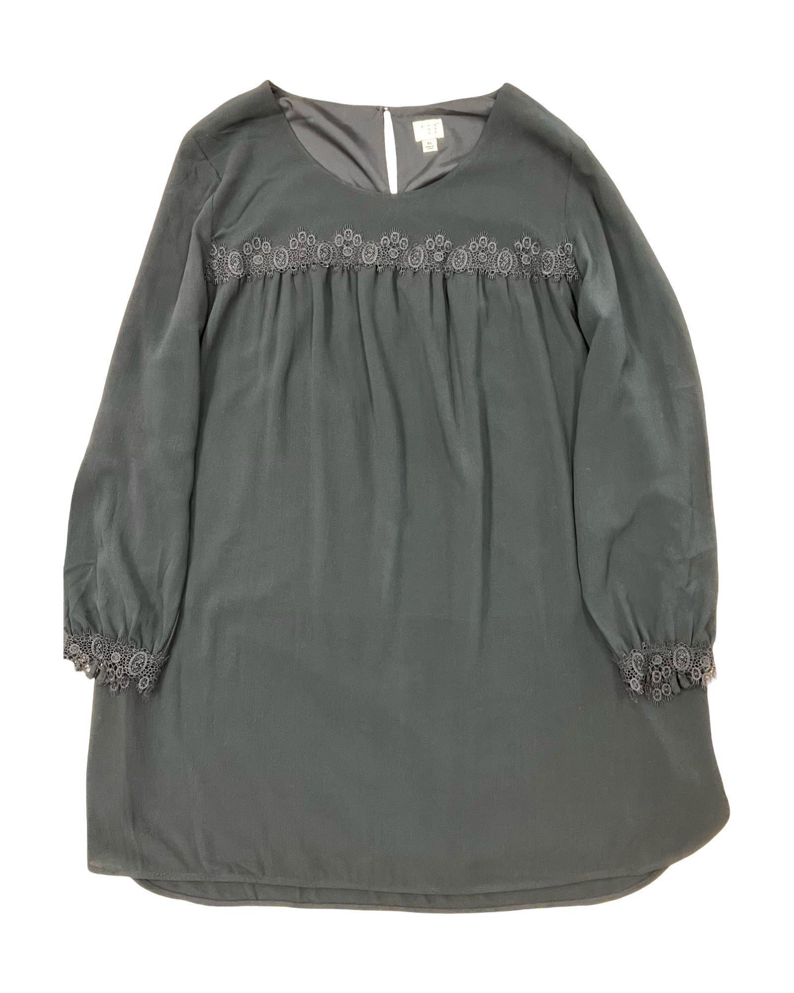 Dress Casual Midi By A New Day In Black, Size:Xl