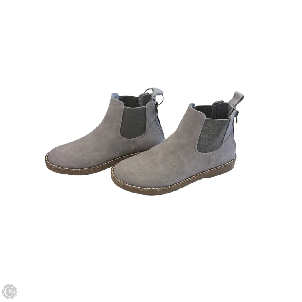 Boots Ankle Flats By Blowfish In Grey, Size: 10