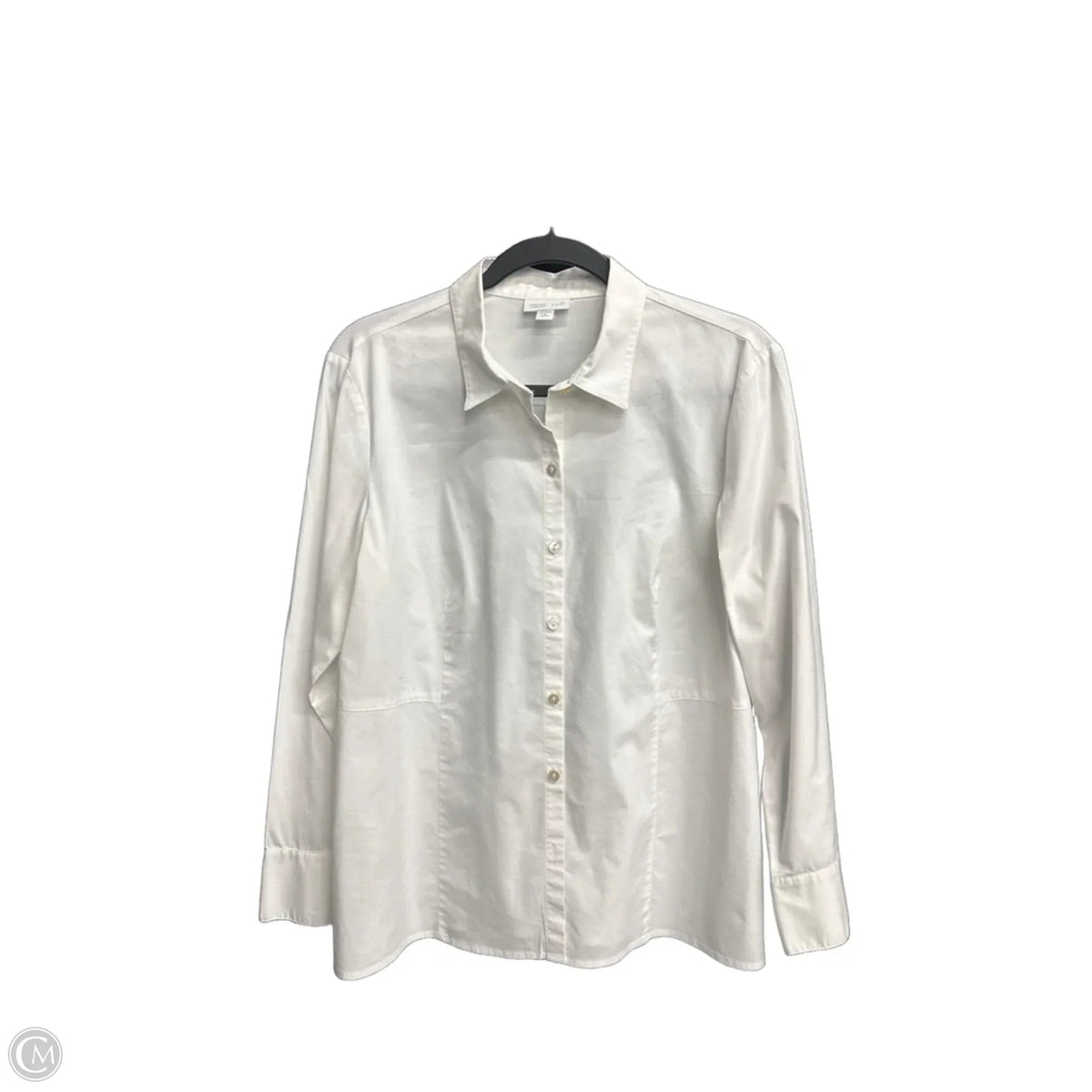 Top Long Sleeve By J. Jill In White, Size: Mp