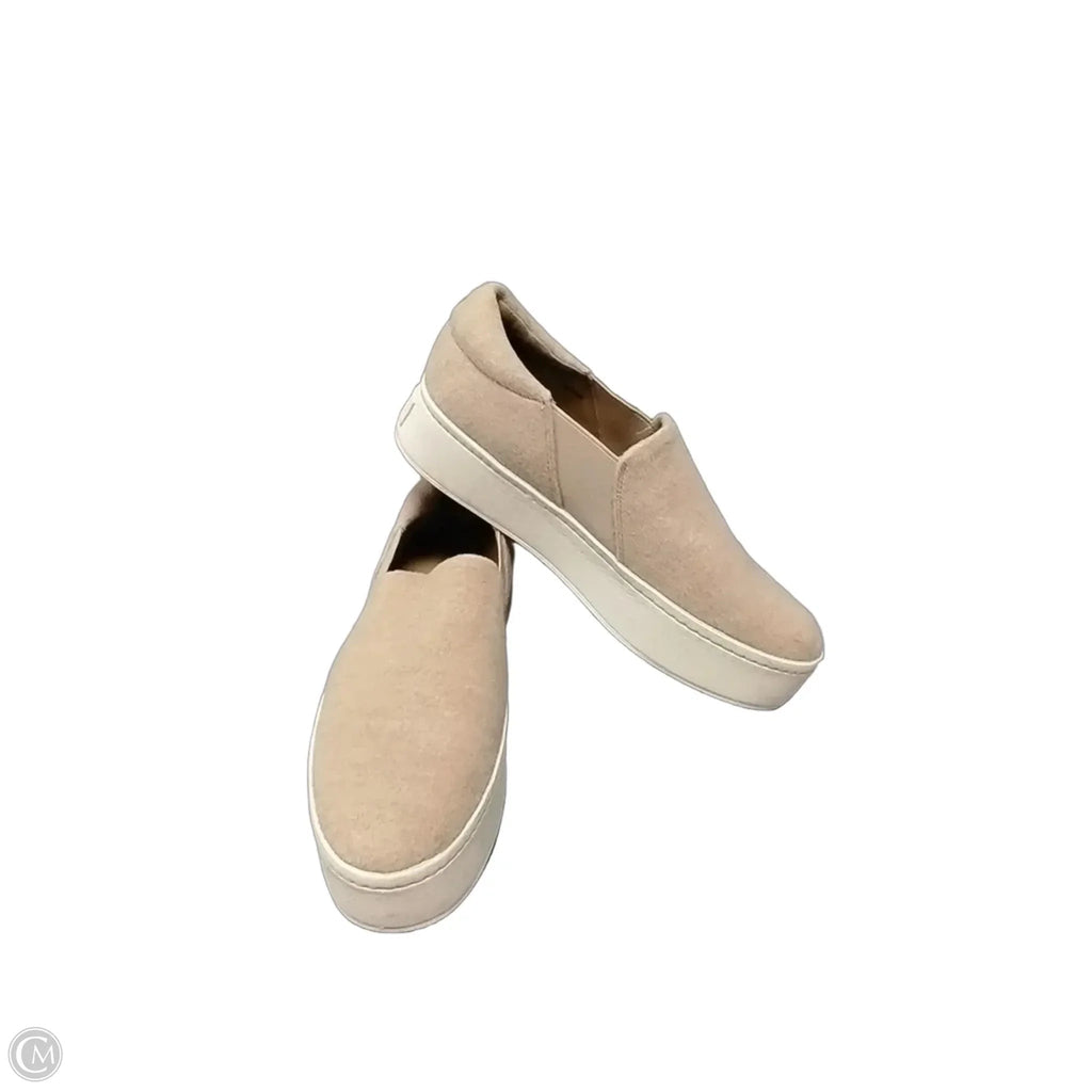 Shoes Flats By Vince In Beige, Size: 9