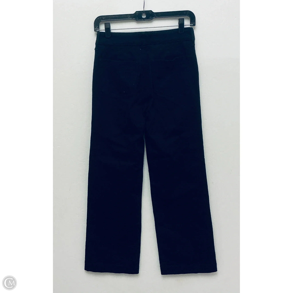 Jeans Straight By J. Crew In Black Denim, Size: 2