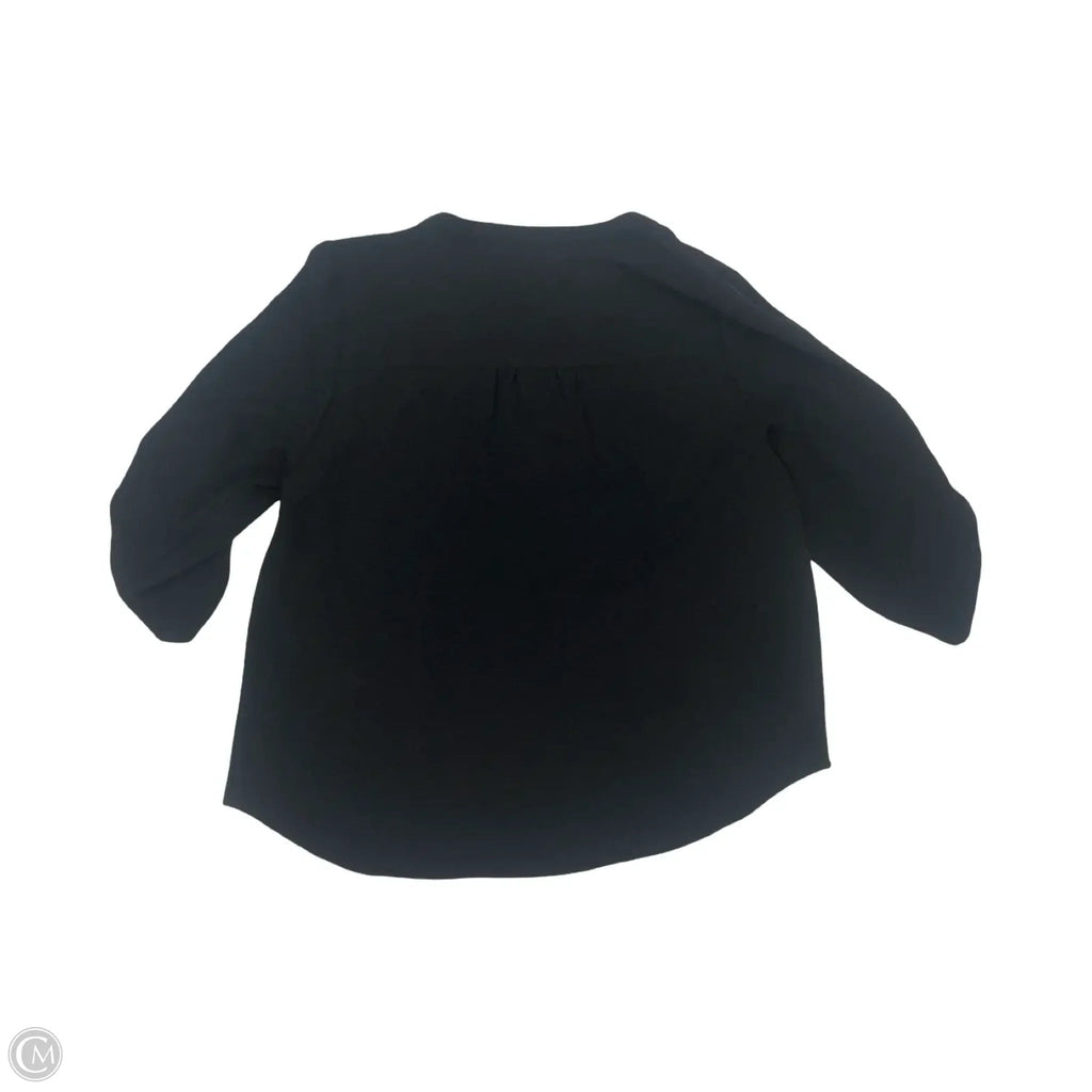 Blouse 3/4 Sleeve By 89th And Madison In Black, Size: M