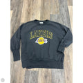 Athletic Sweatshirt Crewneck By Abercrombie And Fitch In Grey, Size: M