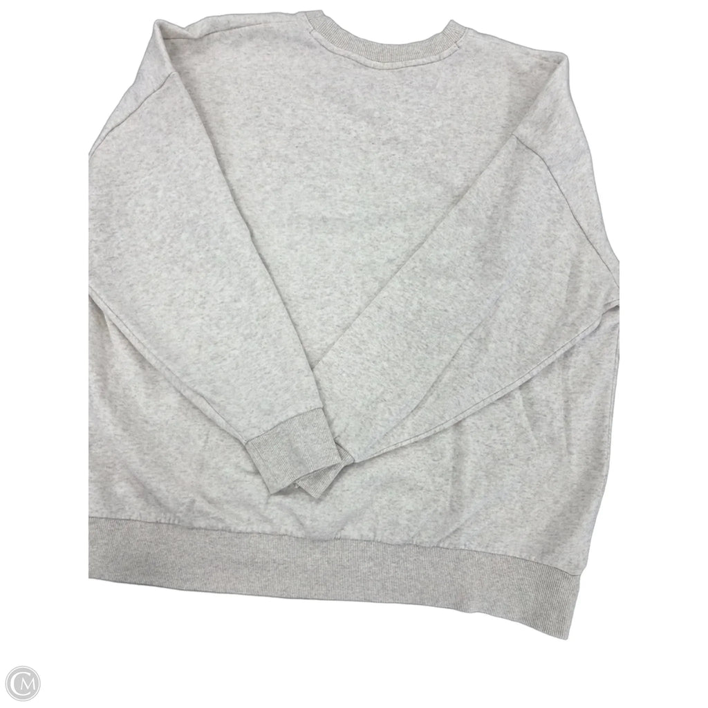 Sweatshirt Crewneck By Under Armour In Beige, Size: M