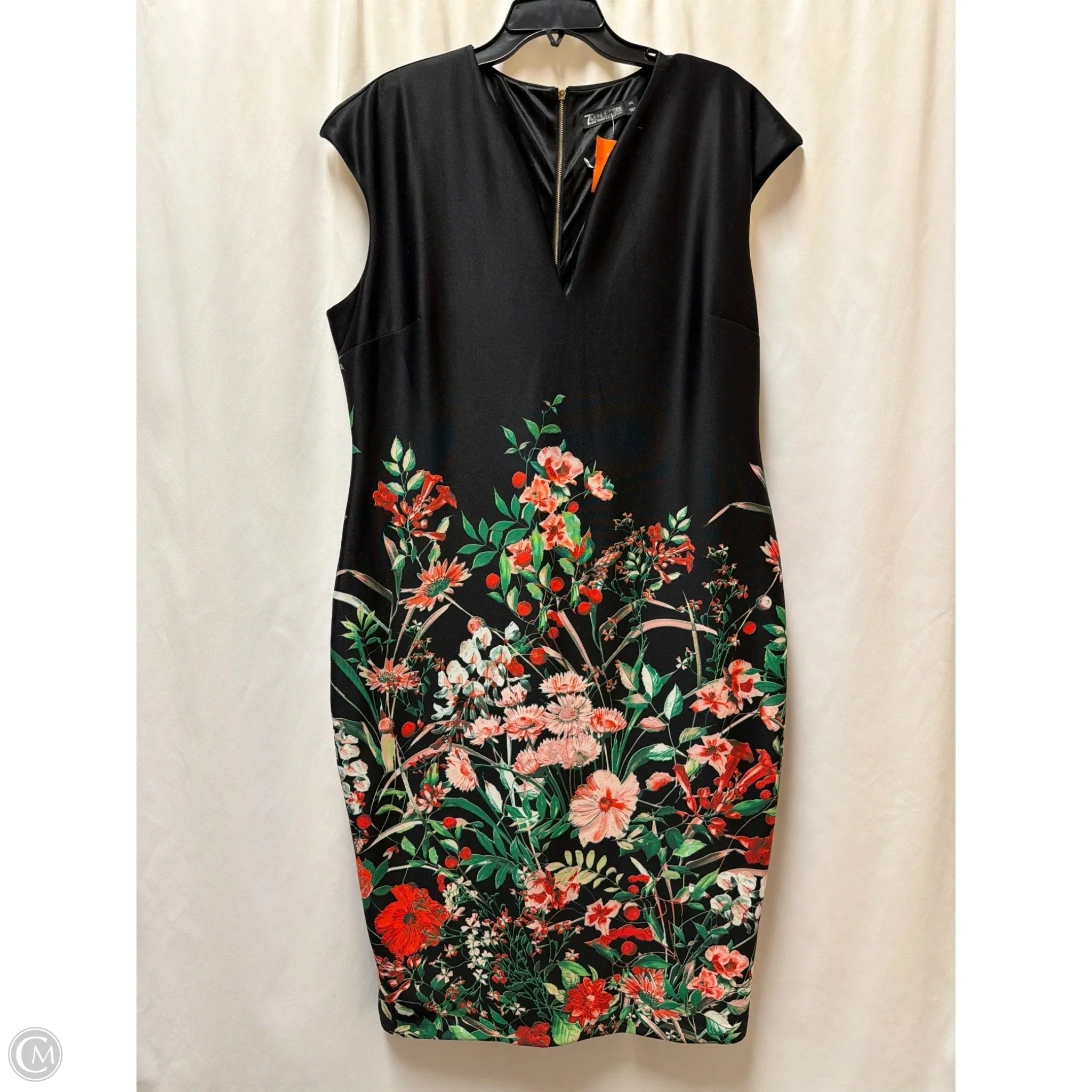 Dress Casual Midi By Clothes Mentor In Black, Size: Xxl