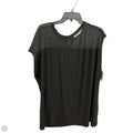 Top Short Sleeve Designer By Rebecca Minkoff In Black, Size: 3x
