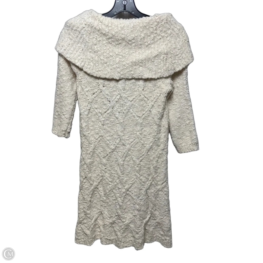 Off Shoulder Sweater Tunic By Sleeping On Snow In Cream, Size: Xs