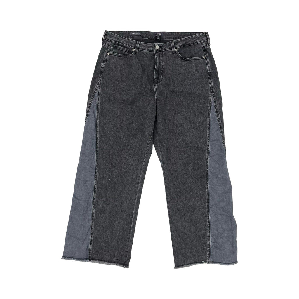 Jeans Wide Leg By Not Your Daughters Jeans In Black Denim, Size:16