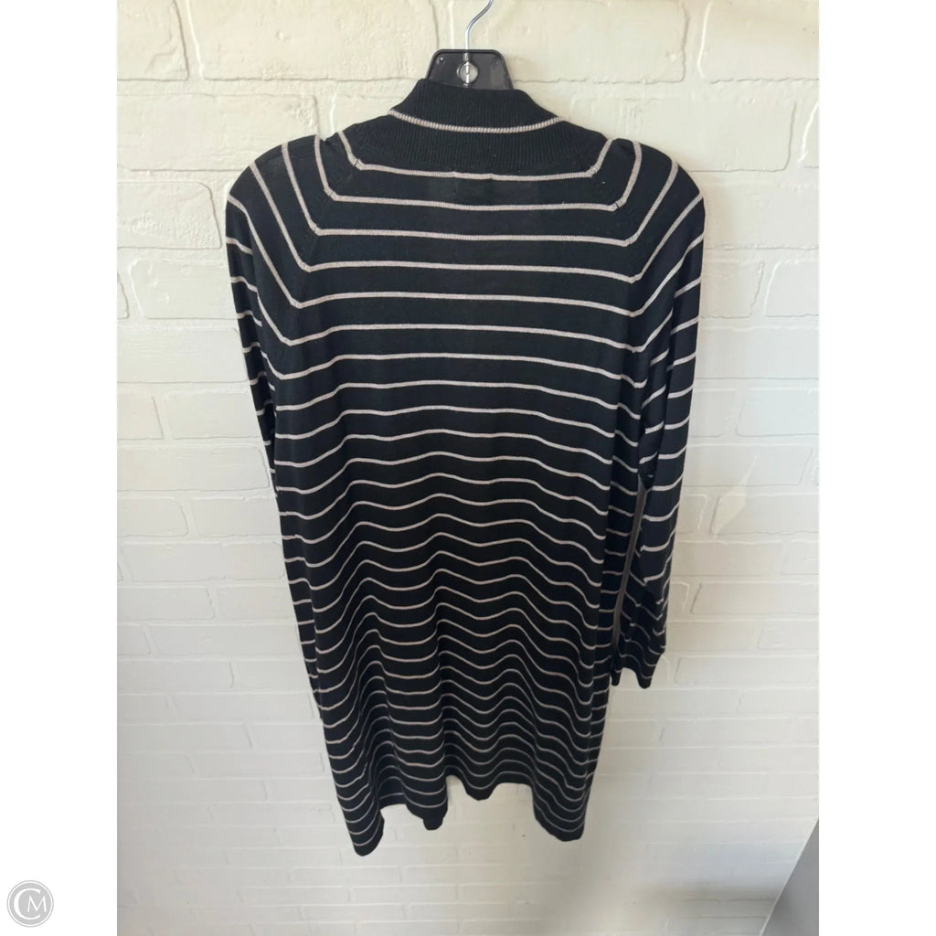 Sweater Cardigan By A New Day In Black & Brown, Size: M