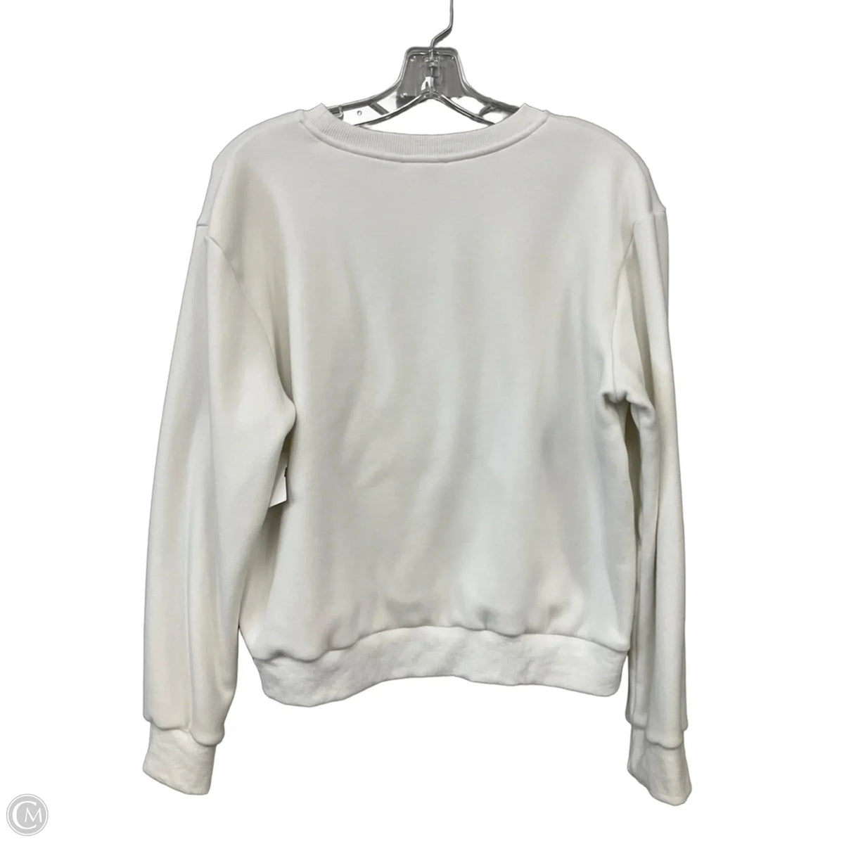 Sweatshirt Crewneck By Main Strip In White, Size: S