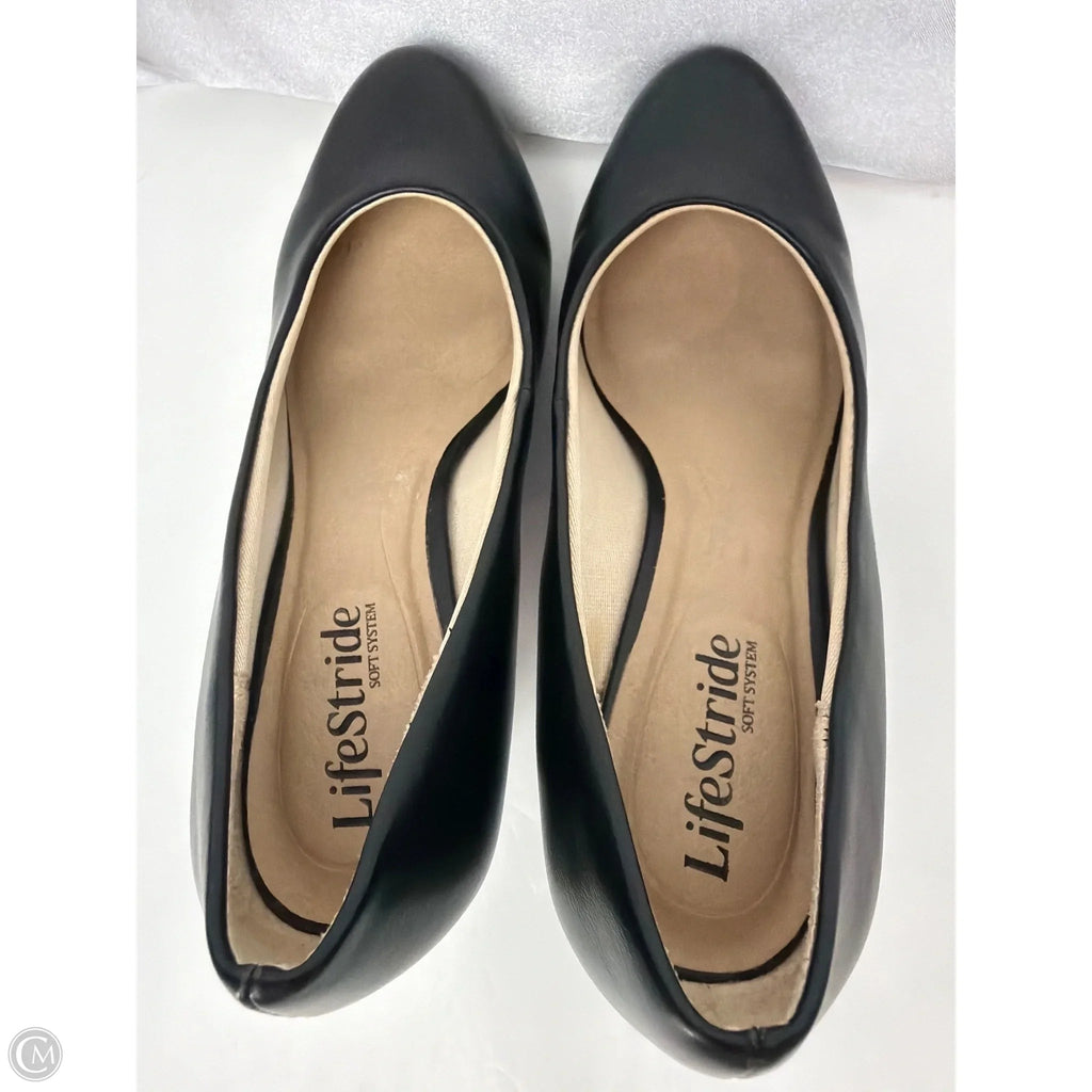 Shoes Heels Kitten By Life Stride In Black, Size: 8