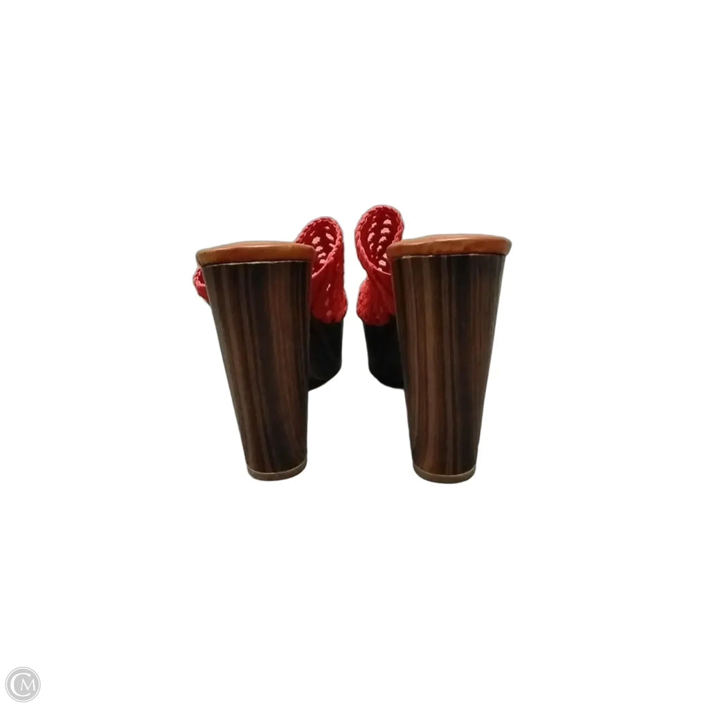 Shoes Heels Platform By Jessica Simpson In Orange, Size: 7