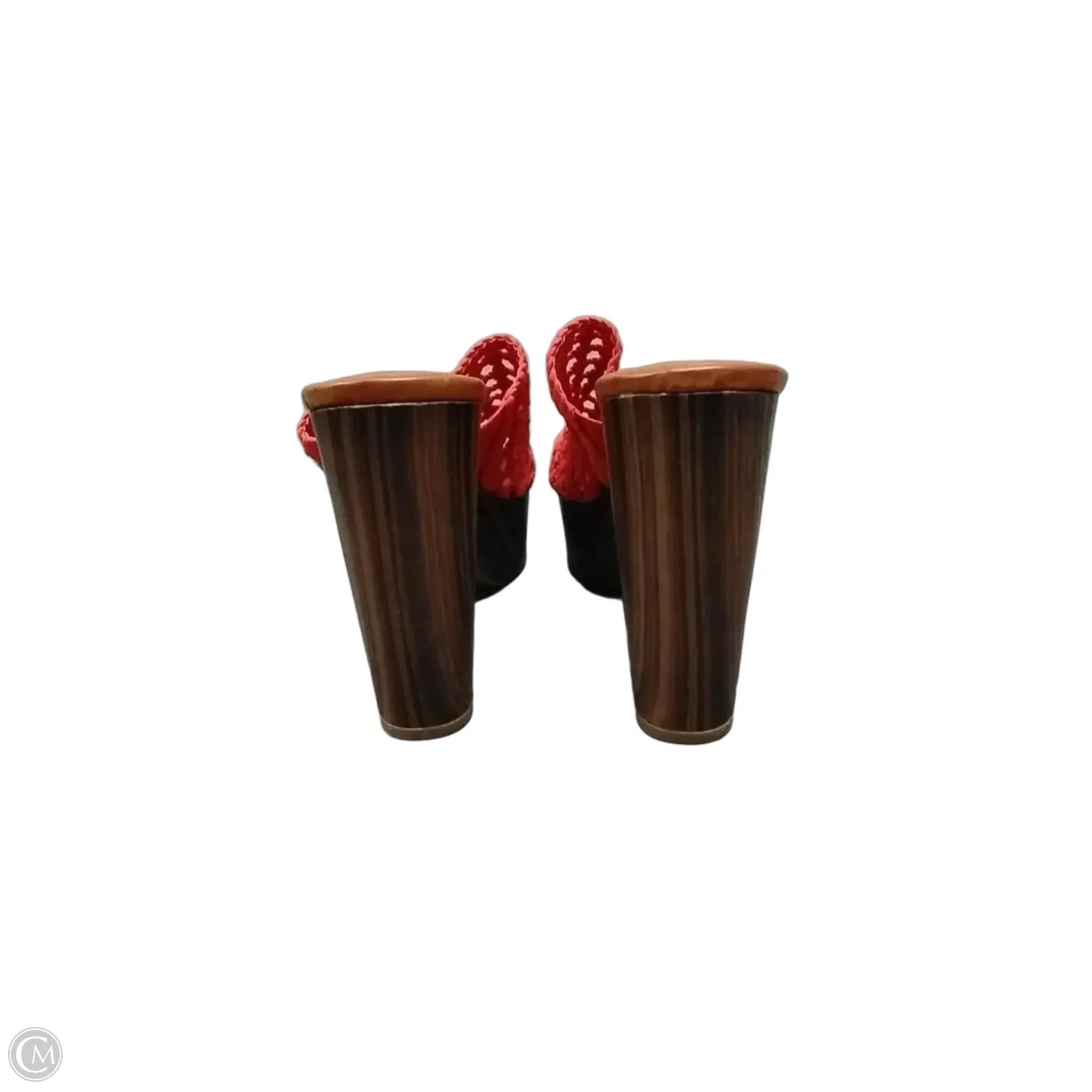 Shoes Heels Platform By Jessica Simpson In Orange, Size: 7