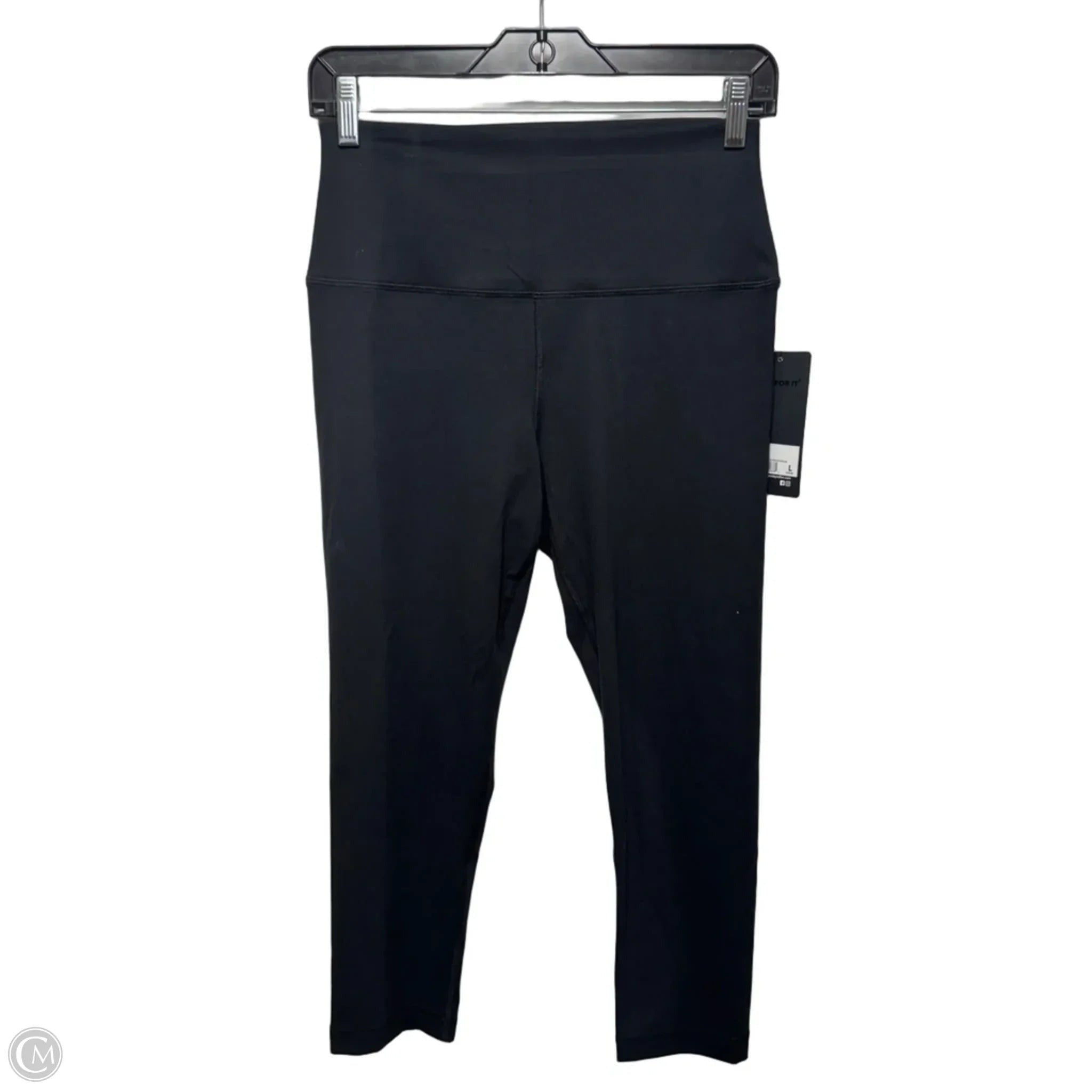 Athletic Capris By 90 Degrees By Reflex In Black, Size: L