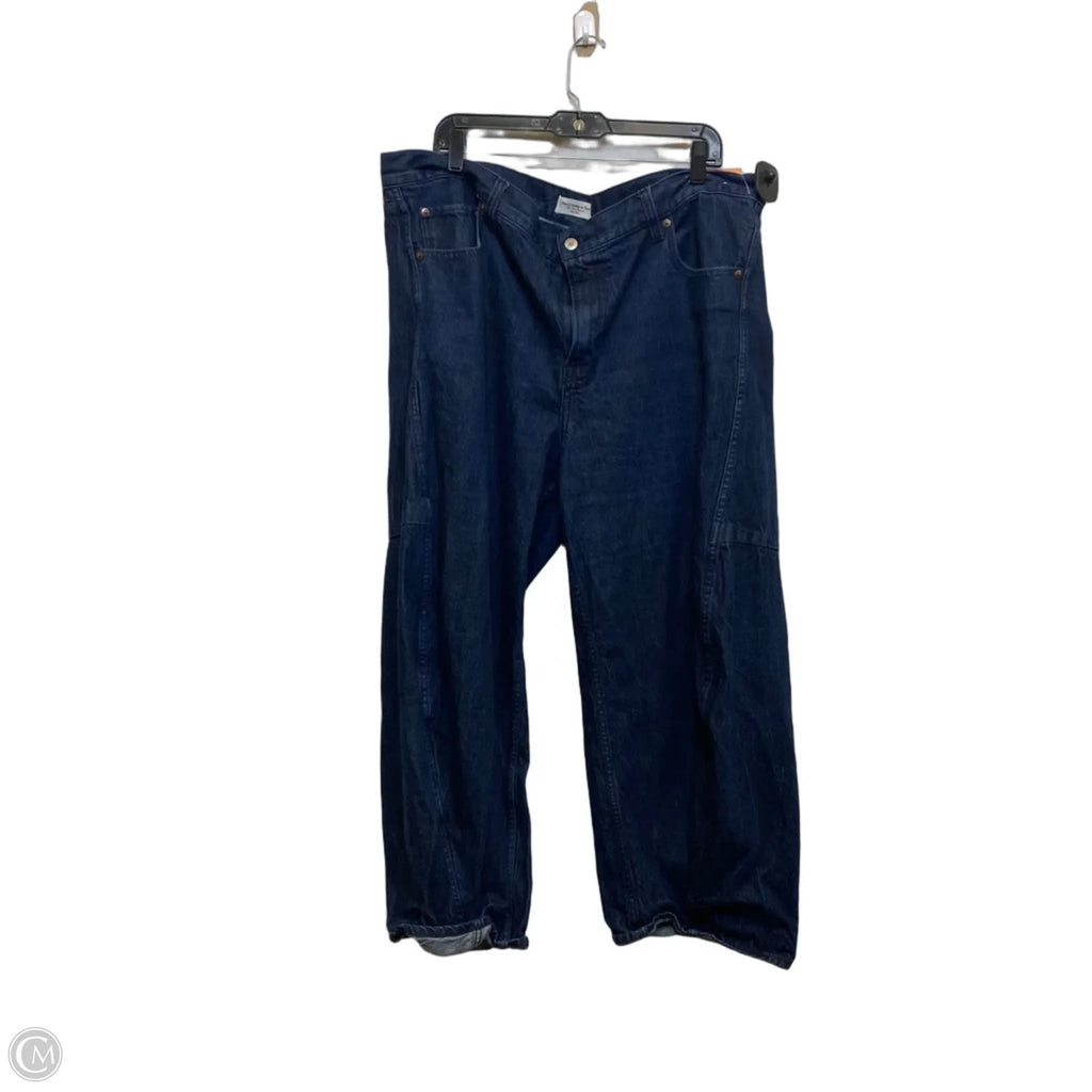 Jeans Boyfriend By Abercrombie And Fitch In Blue Denim, Size: 18