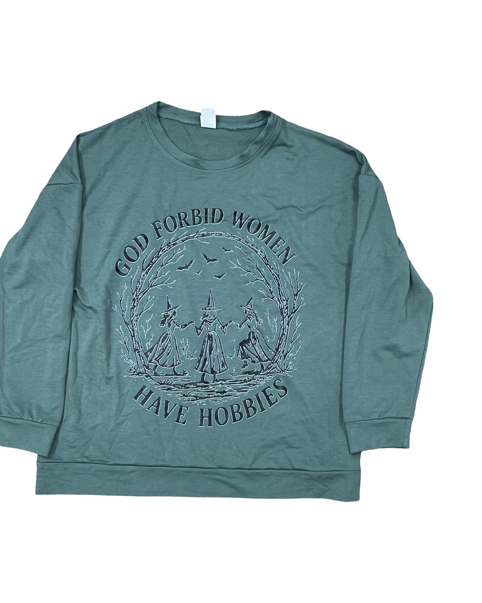 Sweatshirt Crewneck By Clothes Mentor In Green, Size:Xl