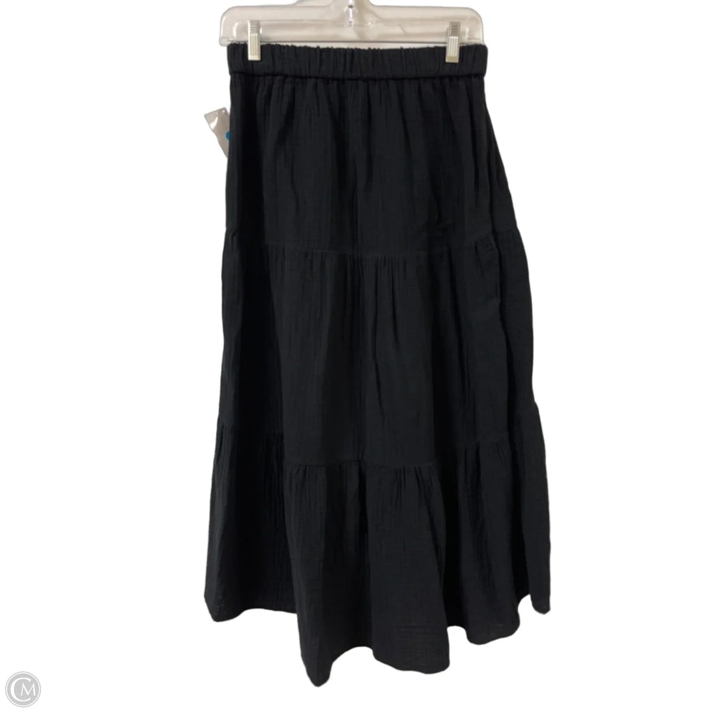 Skirt Maxi By Ann Taylor In Black, Size: 6p